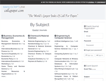 Tablet Screenshot of call4paper.com